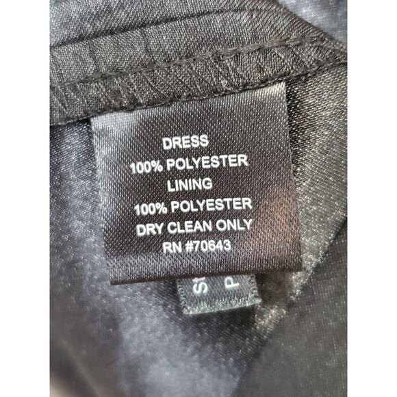 Jessica Howard Women's Black & Beige Round Neck Sleeveless Knee Length Dress 6P - Picture 10 of 13